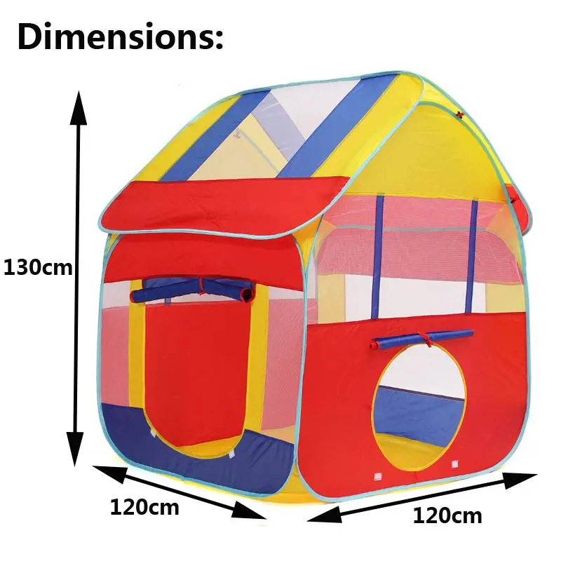 

Castle Child House Game Selling Play Tent Outdoor Indoor Toy Tent Foldable Play Tent Game House Kids Gifts