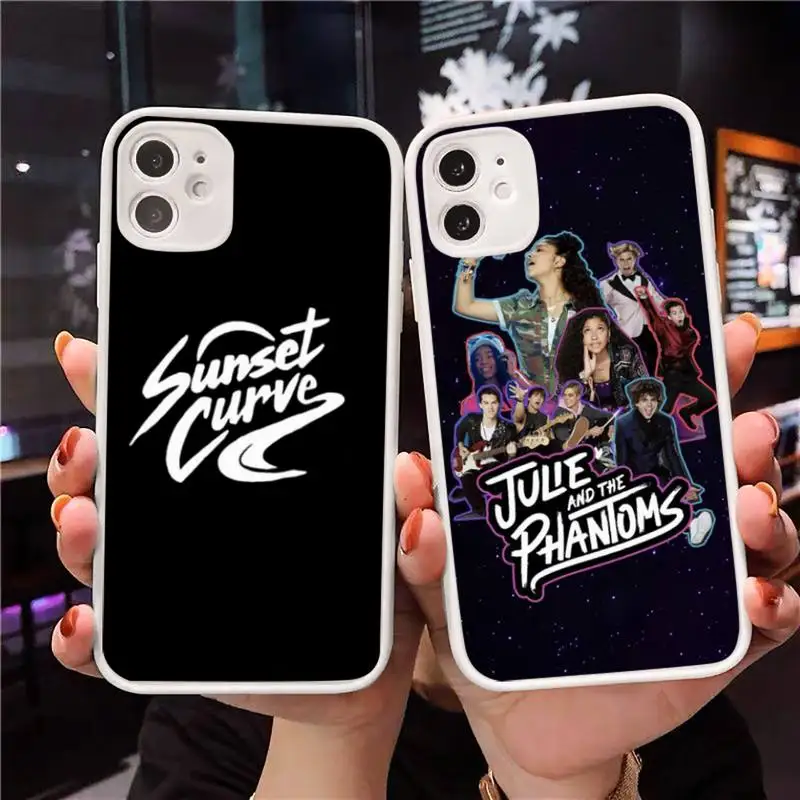 

Julie and the Phantoms cartoon Phone Cases Matte Transparent for iPhone 7 8 11 12 s mini pro X XS XR MAX Plus cover funda