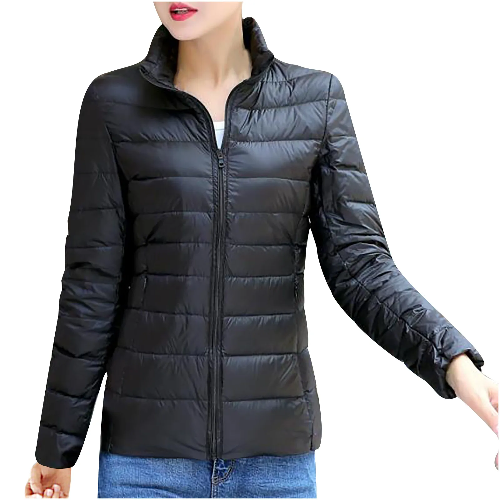 

2020 New Women Down Jackets Female Autumn Winter Keep Warm Coats Lady Ultralight Cotton Down Jacket Windproof Parka Outerwear