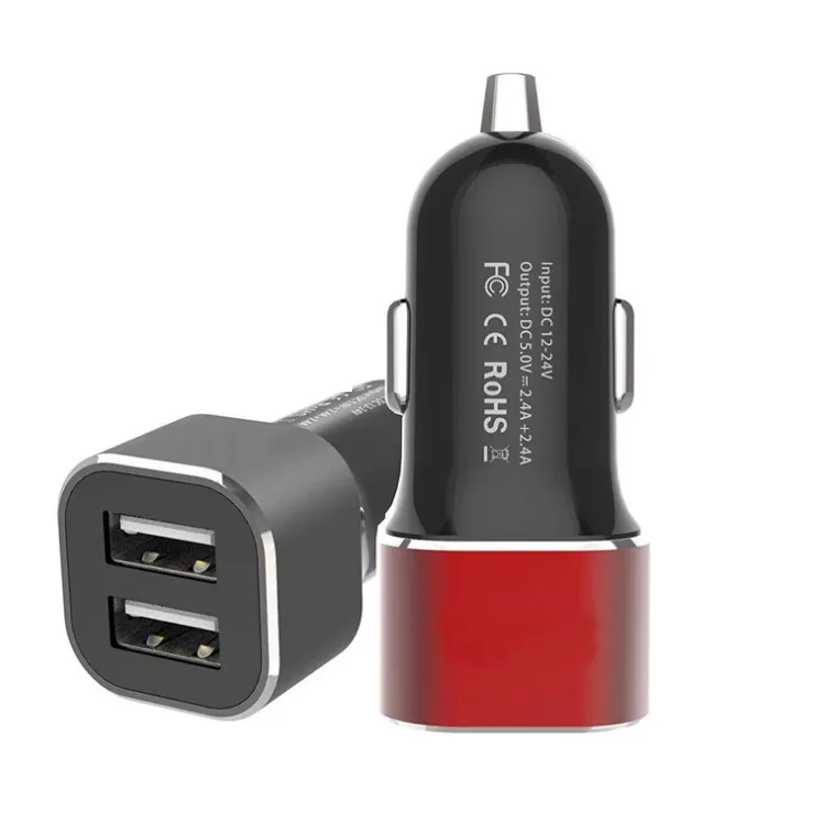 MOSUNX автомобильное зарядное устройство USB мобильный телефон двойной 4.8A выход