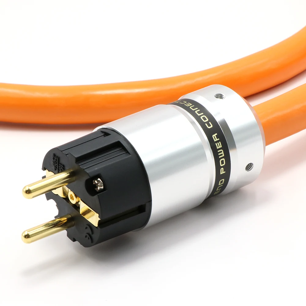 

Hi-end LINN K800 5N OFC Pure Copper European standard Power Connector EU Schuko Power Cord HIFI