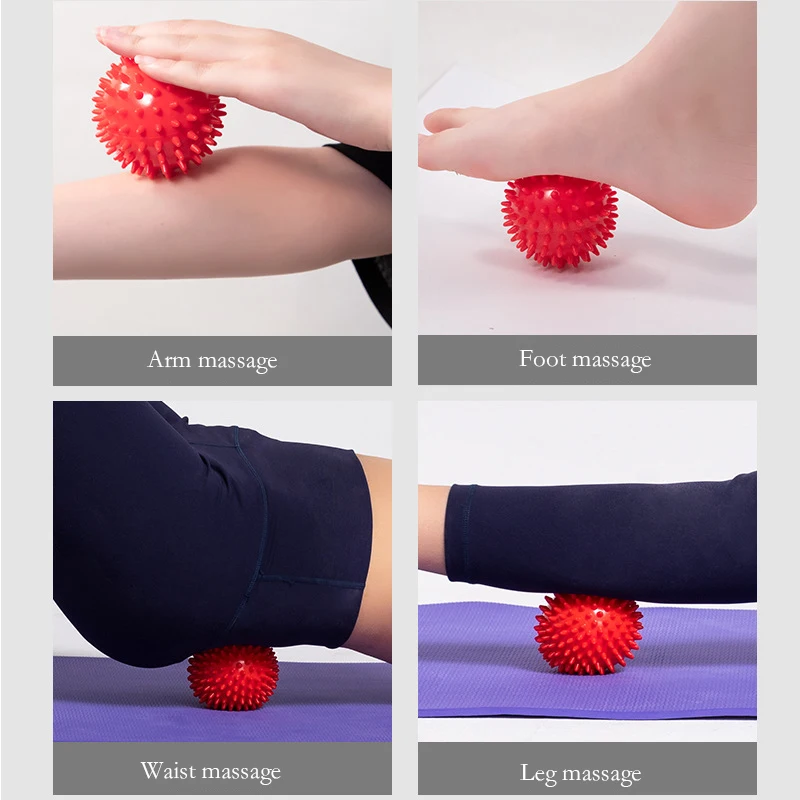 

Body Fitness Massage Ball Foot Massager Fascia Muscle Feet Massage Stress Relief Yoga Ball Plantar Acupressure Massage Roller