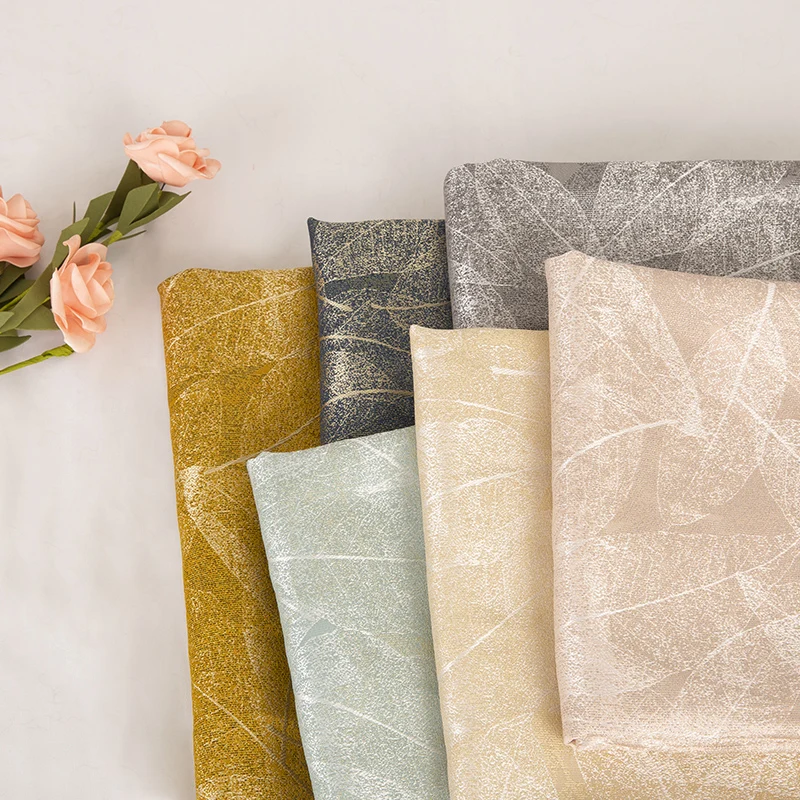 

Satin jacquard fabrics sewing material for dresses women skirt high-end fashion design fabric sofa fabrics by the meter