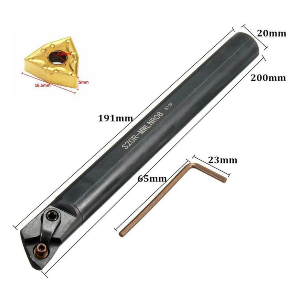 

Cutting Turning tool Equipment Set 20mm WNMG0804 Carbide insert Wrench
