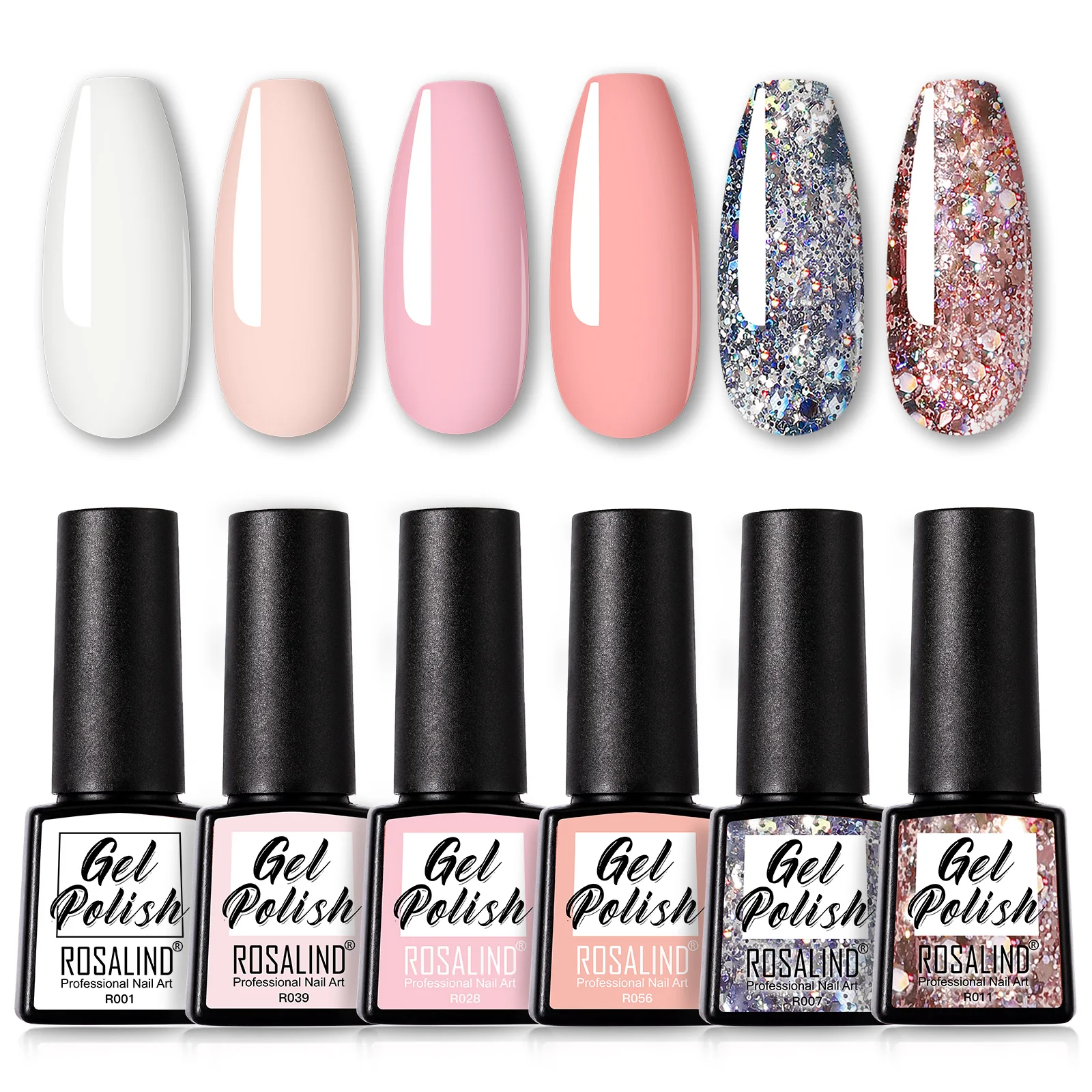 Гель-лак ROSALIND для ногтей комплект маникюра Полупостоянный Гибридный лак |