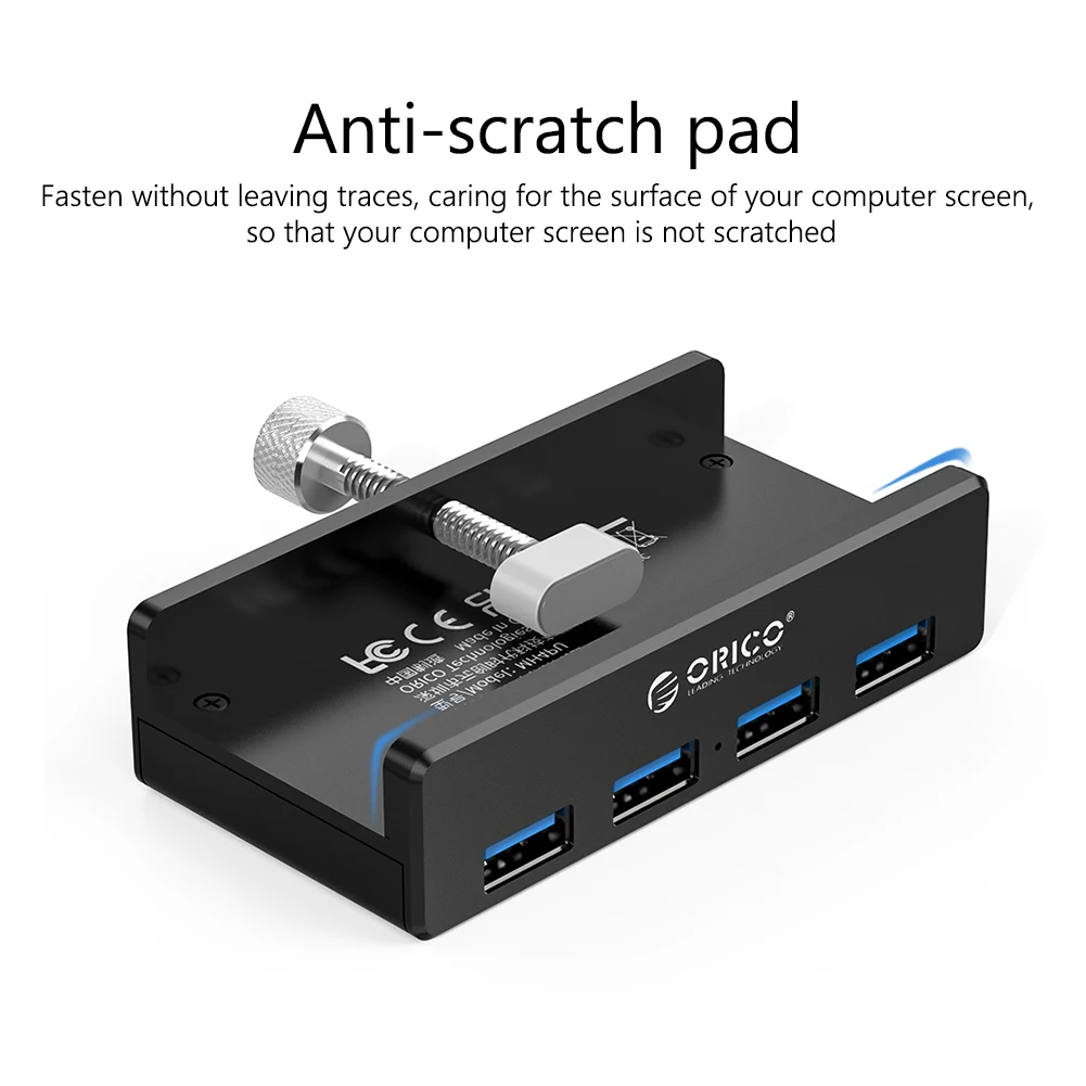 USB-Концентратор ORICO MH4PU алюминиевый с 4 USB-портами 3 0 10-32 мм 100 см | Компьютеры и офис