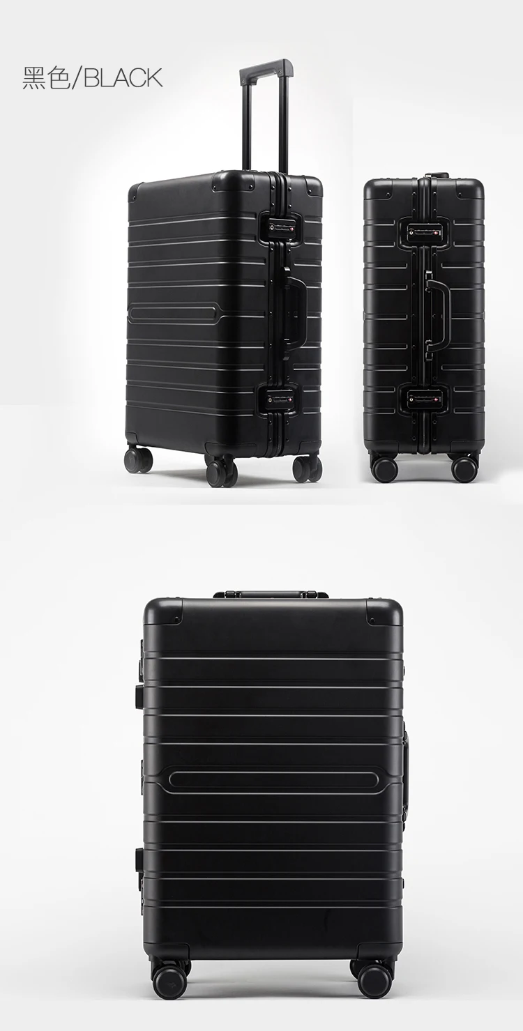 LEINASEN Дешевые алюминиевый дорожный костюм чехол 2" TAS LOCK spinner 20" Бизнес чехол на колесиках