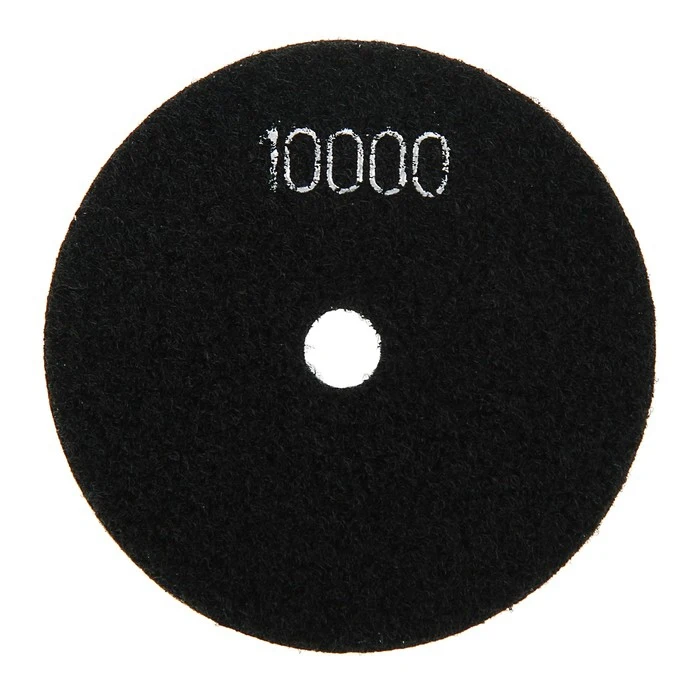 Алмазный гибкий шлифовальный круг TUNDRA для мокрой шлифовки 100 мм BUFF черный