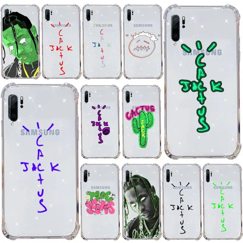 

cactus jack Phone Case Transparent For Samsung Galaxy A71 A21s S8 S9 S10 plus note 20 ultra