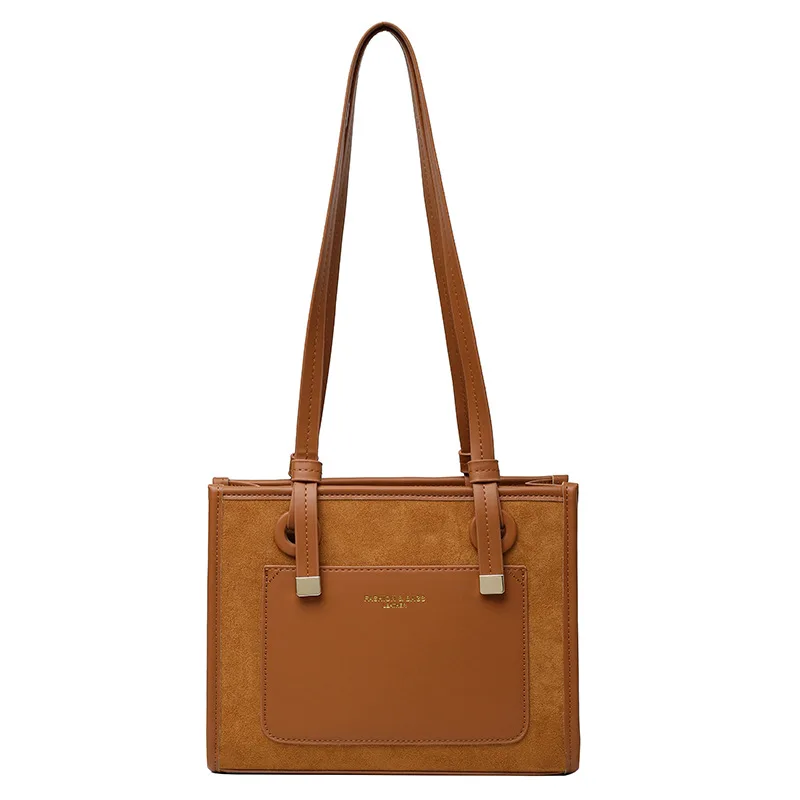

2021new Autumn High-quality Shoulder Bag Commuter To Work Texture Popular Female Bag Tote Bag Large-capacity Frosted Fashion Bag