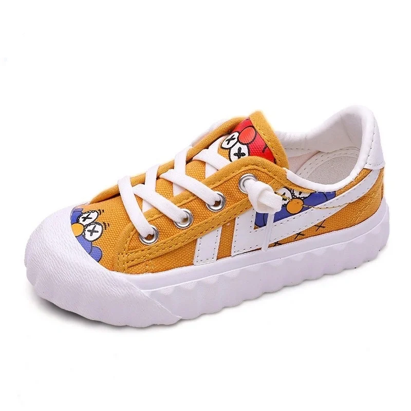 

Children's Canvas Shoes 2021 Summer New Sesame Street Print Boys and Girls Wear-resistant Breathable Casual Kids Shoes CS223