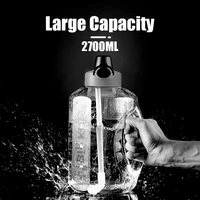 2700ml outdoor fitness sports bottle kettle large capacity portable climbing bicycle milk water bottles bpa free gym space cups