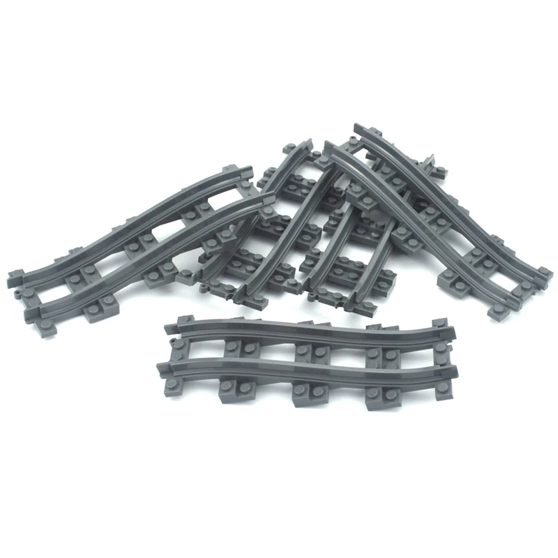 

85977 City Train Tracks Narrow trein Rail Building Block Bricks Model MOC parts Narrow Uphill Ramp Track