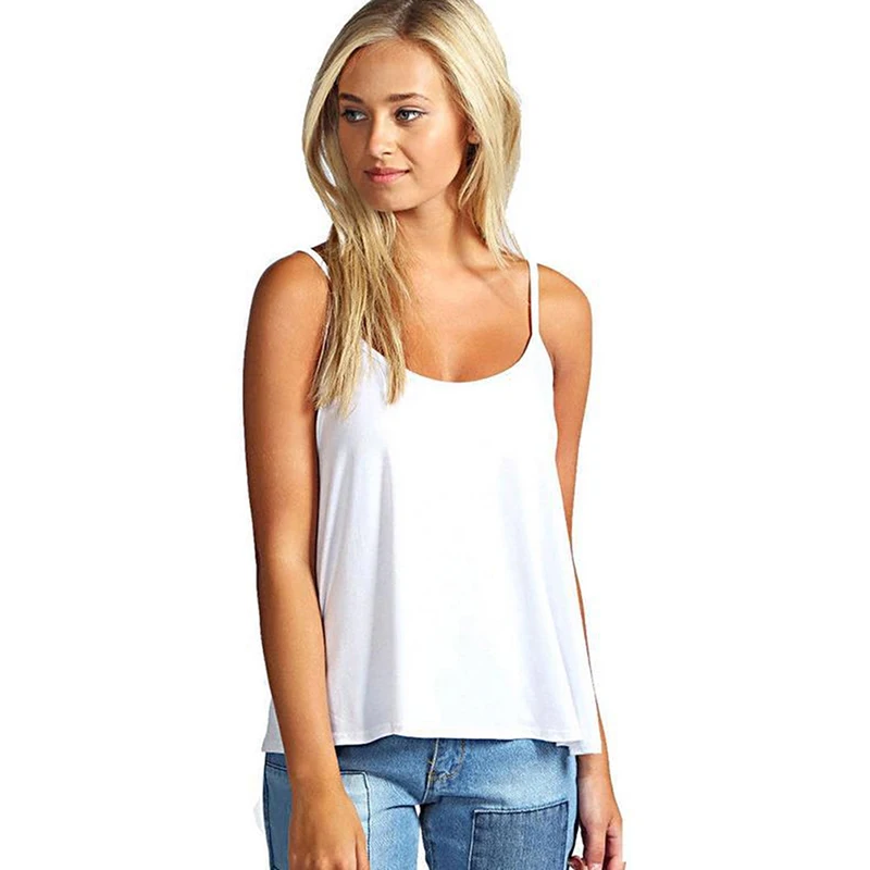 Женские топы футболка укороченный жилет на бретелях спагетти модная женская