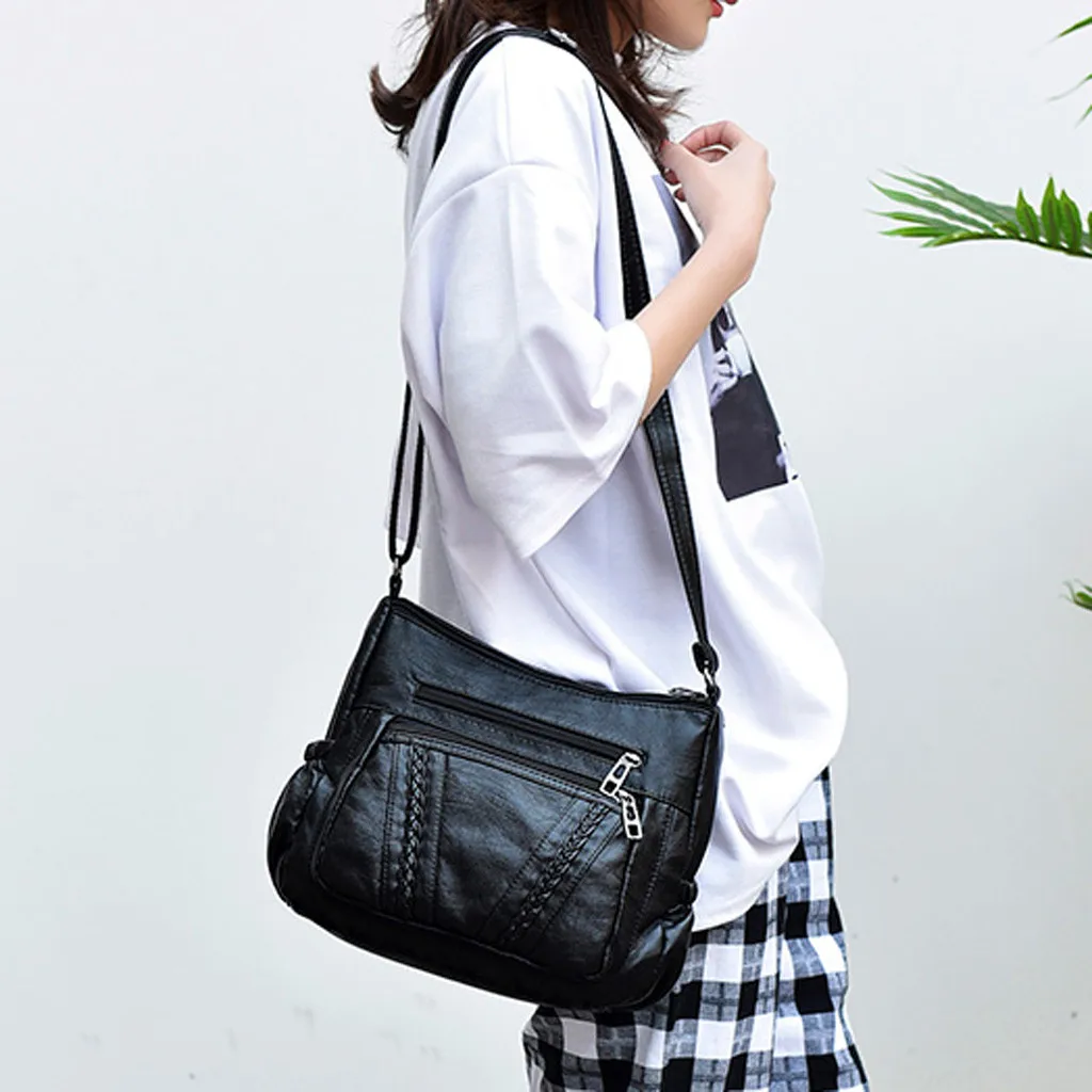 Вместительные сумки-мессенджеры на плечо для женщин дамские сумочки телефона