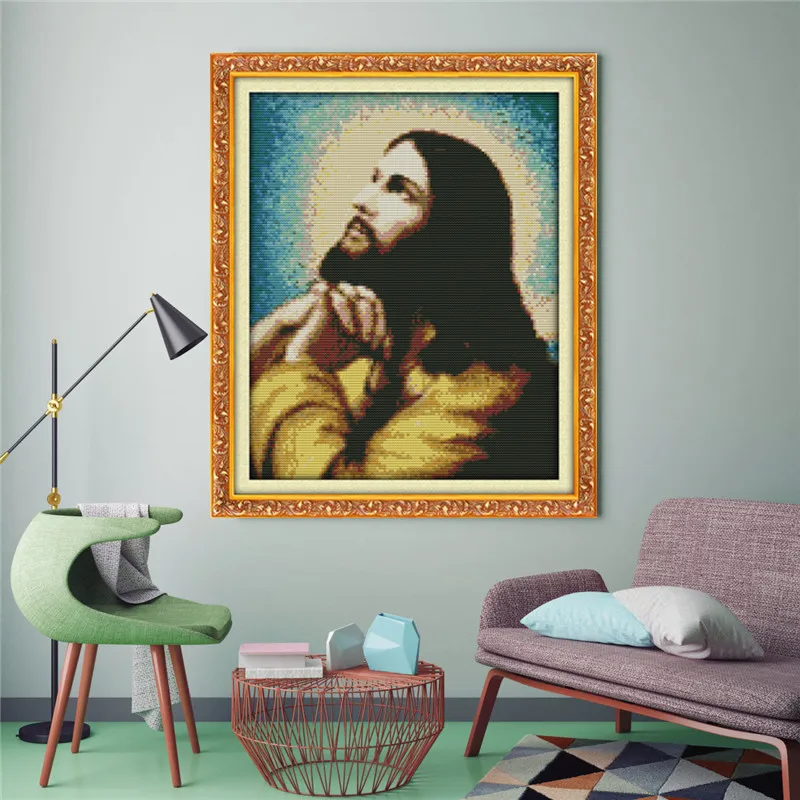 Набор для вышивки крестиком Joy Sunday домашний декор с китайским принтом DMC