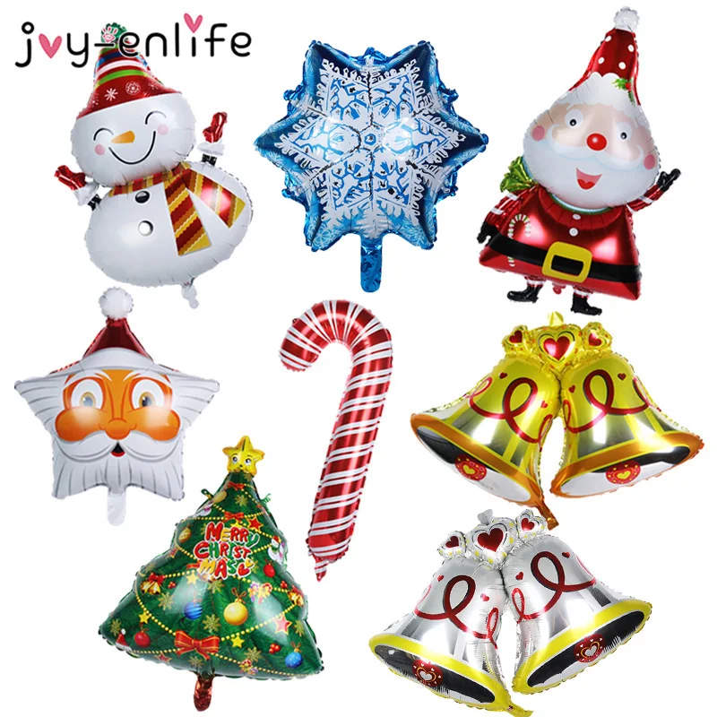 

Merry Christmas Decoration Balloons Santa Claus Snowman Christmas Foil Balloons Christmas Party Decorations Xmas New Year Decor