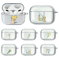 tinker bell clear case for airpod 3 transparent tpu protector airpods pro charging box soft cover earphone thin