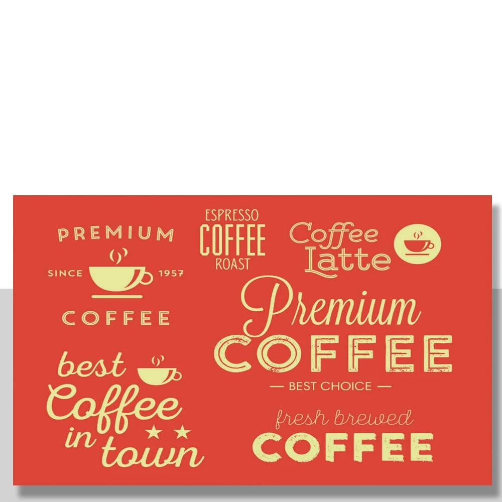 

Coffee, Retro Replica Vintage Style Metal Tin Sign Gift Pub Bar Kitchen 8x12