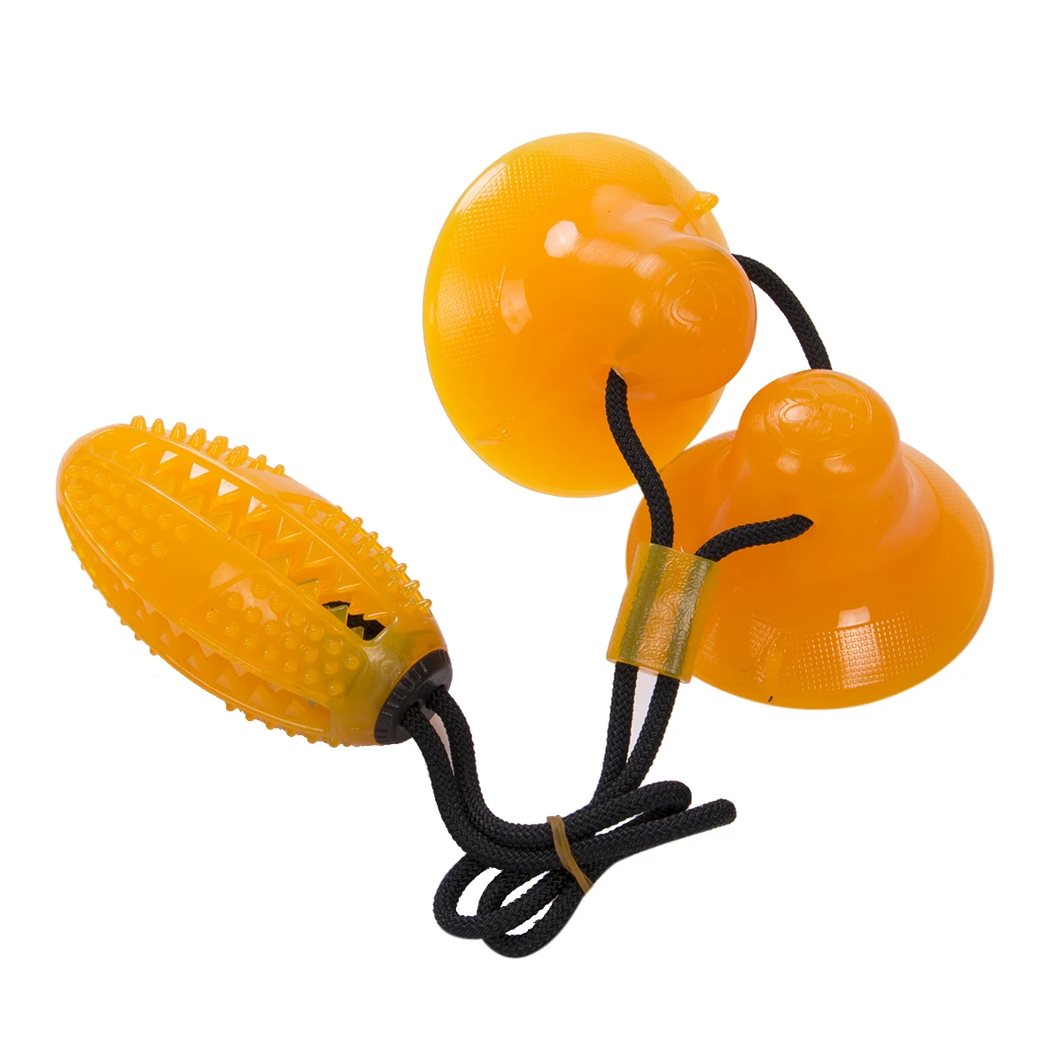 

Double Suction Cup Dog Chew Toy Molar Bite Rubber Toys Pet Tooth Cleaning Supplies