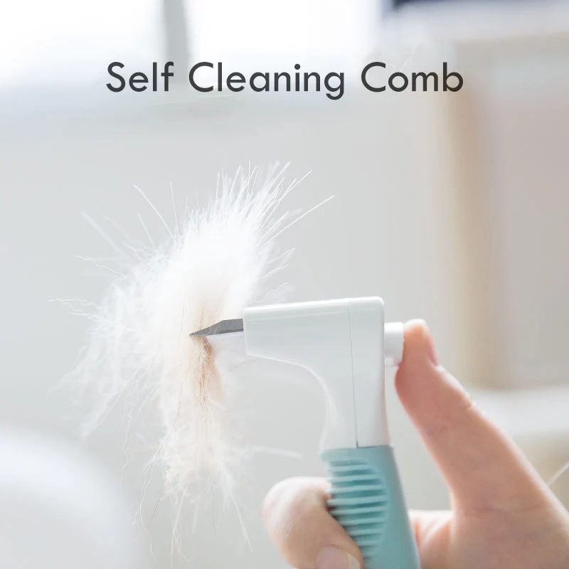 Щетка для груминга домашних животных с лезвием из нержавеющей стали