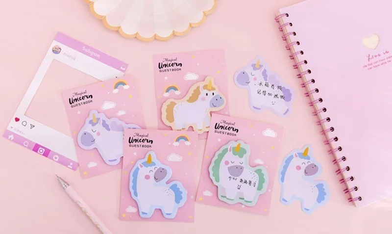 Милый мультяшный блокнот, креативный блокнот для заметок, Kawaii, Липкие заметки, планировщик для скрапбукинга, наклейки, подарок, офисное украшение, принадлежности 02124