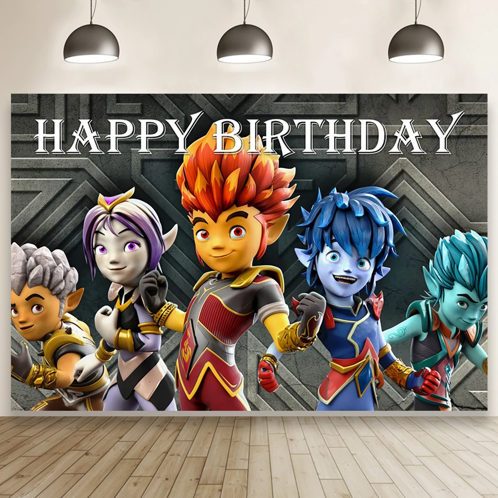 

Gormiti супер герой для мальчиков и девочек Фотофон с днем рождения игровая вечевечерние украшение фотография виниловый постер