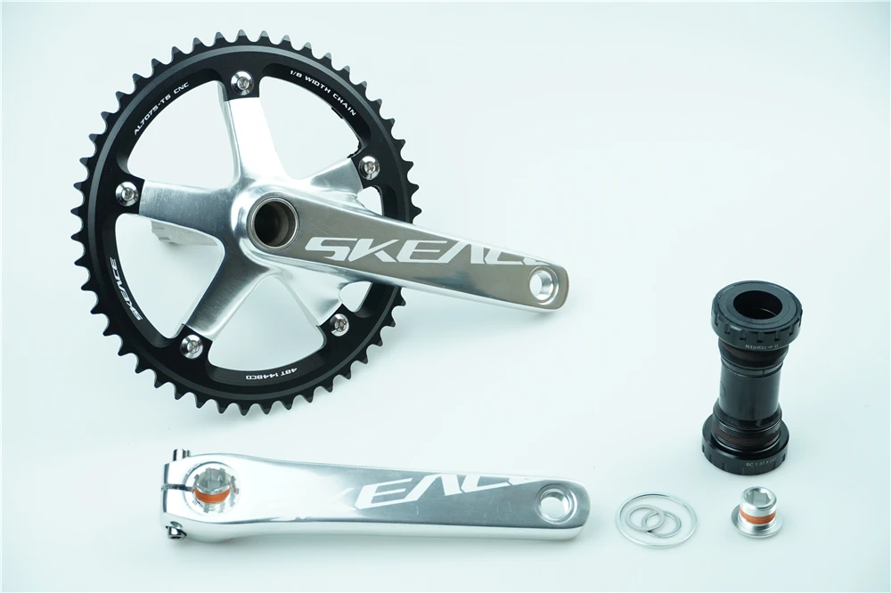 Шатун из алюминиевого сплава SKEACE шатун с фиксированной передачей 48 т 165 мм BCD144