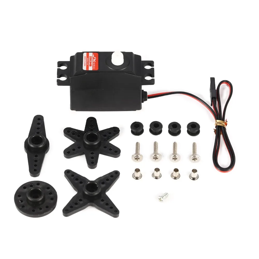 JX PS-2503HB 4,8 V-6 V с высоким уровнем Напряжение 0.10sec/60 3,35 кг Цифровой Пластик Шестерни аналоговый Мини серво металлический корпус для 1/12 RC автомобиль