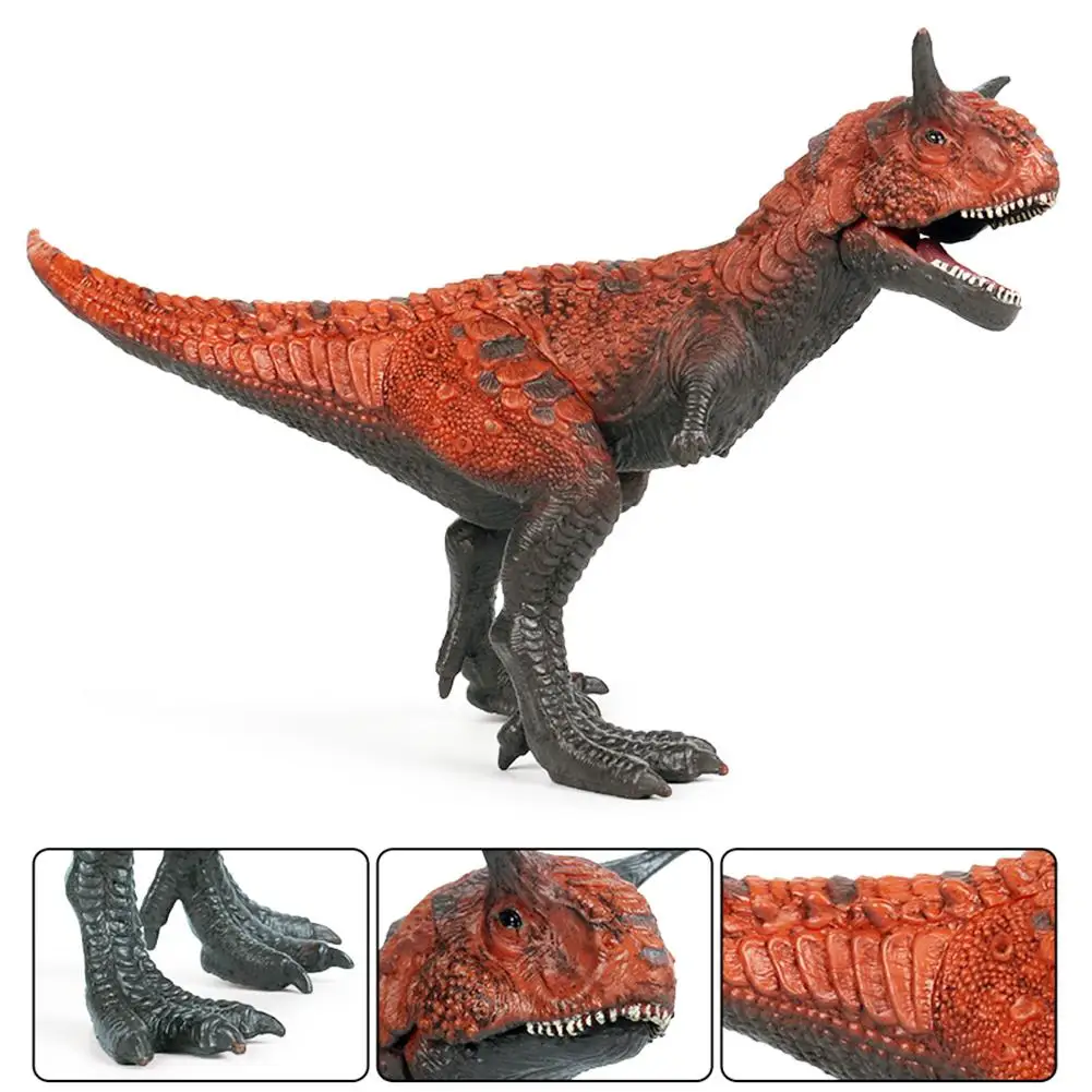 9 дюймов Северная Америка Carnotaurus Статуэтка динозавра ПВХ фигурки игрушки модель