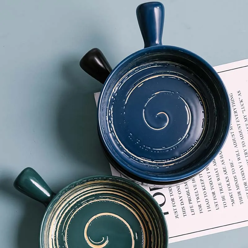 FANCITY ручная роспись миска японская керамическая для фруктового салата Бытовая