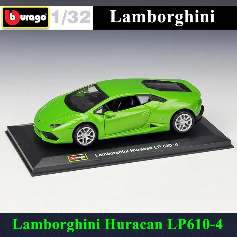 Bburago 1:32 Lamborghini LP610 4 модель автомобиля из сплава оргстекло пылезащитный дисплей