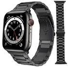Ремешок из нержавеющей стали для Apple Watch SE band 44 мм 40 мм, сменный Браслет для Apple watch 6 iwatch se 5 4 3 42 мм 38 мм