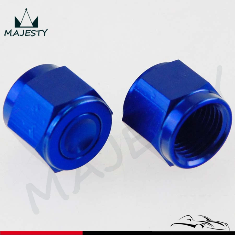 2 шт. алюминиевый 12 ан переходник с женской клешкой/заглушкой/трубной гайкой