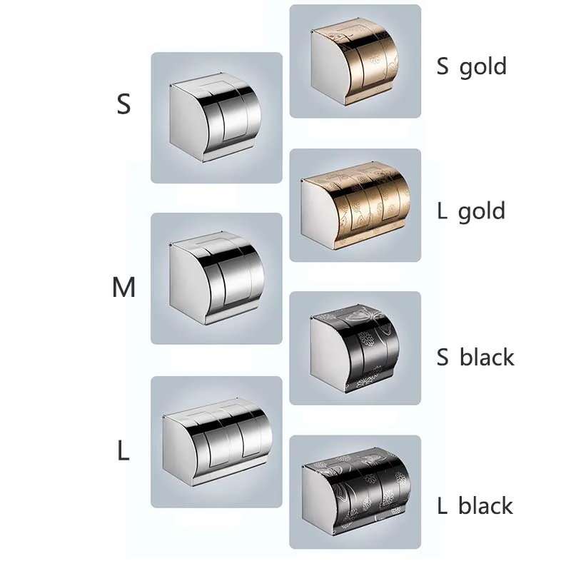 Новый креативный золотистый держатель для салфеток из нержавеющей стали