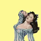 Картина по номерам Девушка в рубашке, 40 х 40 см