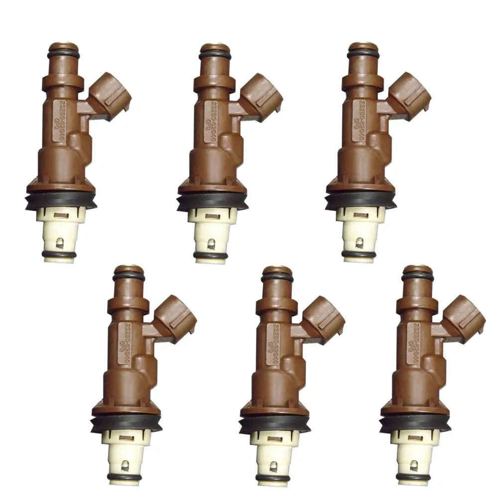 

Set of 6 Fuel Injectors 23250-62040 For Toyota Tacoma Tundra 4Runner 3.4L V6