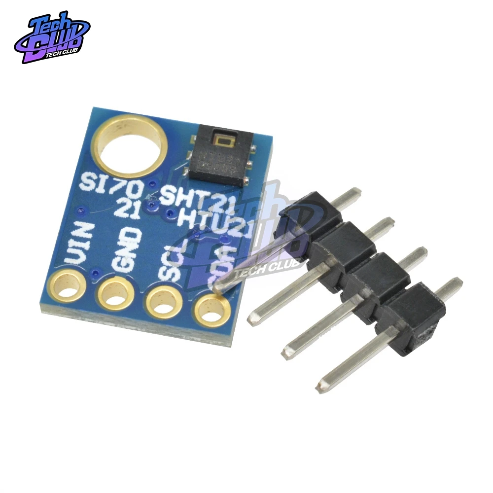 Цифровой модуль индикатора температуры и влажности GY 21 HTU21D IIC/I2C для