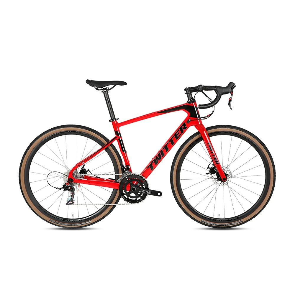 

Twitter new GRAVEL professional off-road bicycle RIVAL-22speed disc brake aluminum wheel carbon fiber frame 700c twitterbike