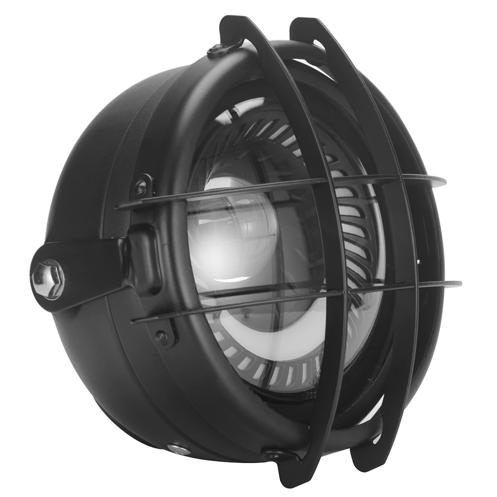 

Motowerk Retro 6.5 Inch Motorcycle Headlight Grill Protect Light Lamp Cover For Cafe Racer Bobber Chopper Round Headlight Grills
