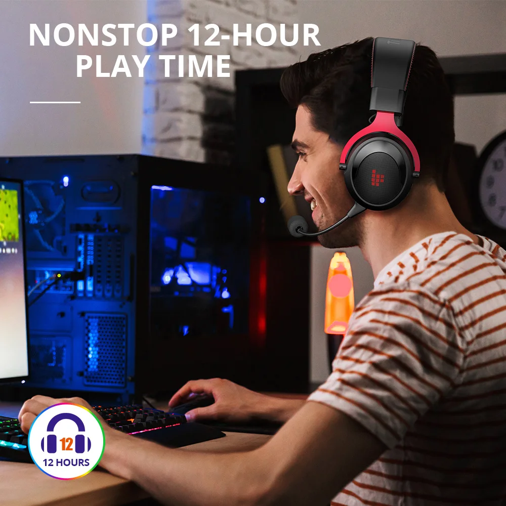 [Новая] Беспроводная игровая гарнитура Tronsmart Shadow 2 4G время работы 12 часов для PS5 PS4