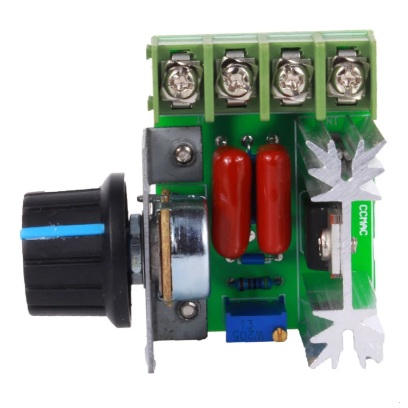 AC 50-220V 25A 2000W контроллер двигателя SCR мощный электронный модуль регулятора напряжения регулятор скорости двигателя