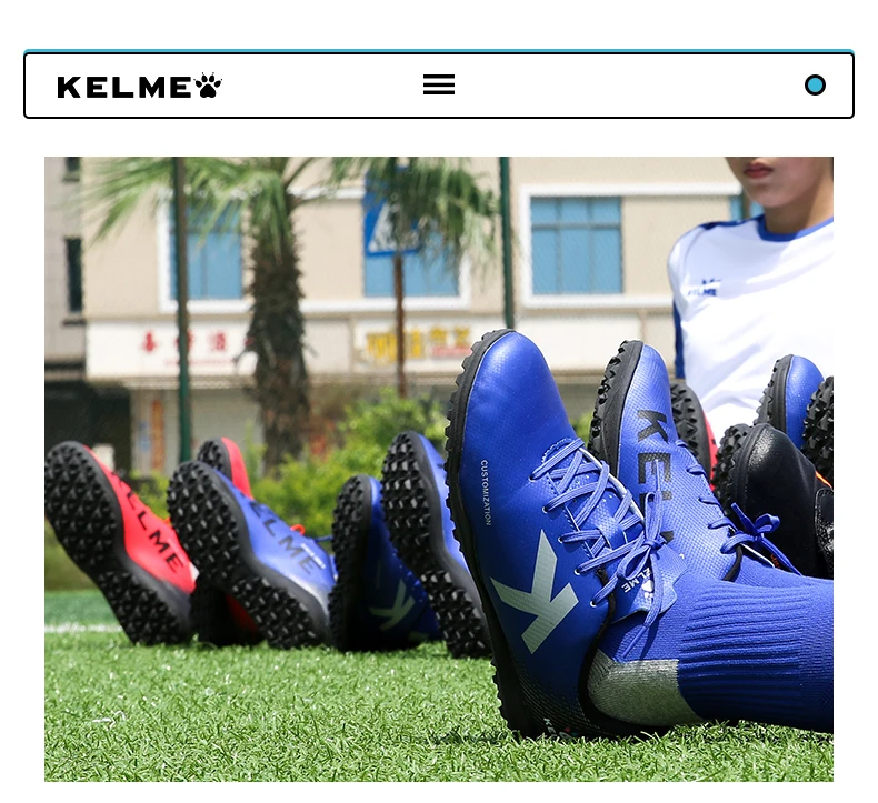 KELME/Детские футбольные бутсы; мужские и женские кроссовки; футбольная обувь; детская спортивная обувь на липучке; 6993349