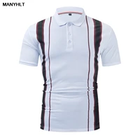 new mens clothing summer mens short sleeved stitching formal cotton lapel business polo shirt comfortable casual t shirt