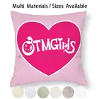 Наволочка Otm для девочек с логотипом розового сердца-наволочка для подушки наволочка из хлопка и льна наволочка для подушки из хлопка и льна аггрецуко агретсуко аниме пушистый идол Bna