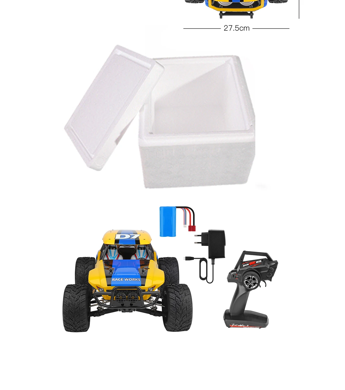 Wltoys 1/12 12402-A 4WD 2,4G RC автомобиль десерт Baja модели автомобилей высокая скорость 45 км/ч пульт дистанционного управления модель автомобиля внедорожник игрушка