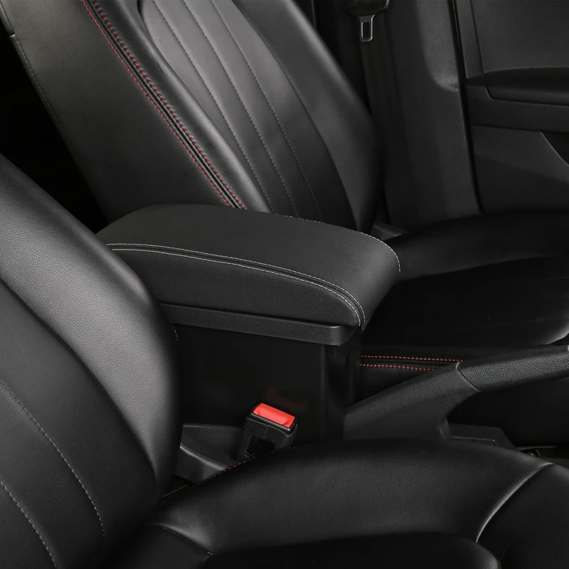 Ящик для хранения центральной консоли Peugeot 2008 двухслойный подлокотник USB зарядка