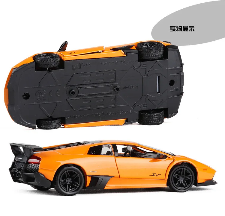 Масштаб 1:36 Murcielago LP670-4 модель спортивного литья под давлением из сплава игрушки для детей Подарки для детей Коллекция игрушек Hot-Whee