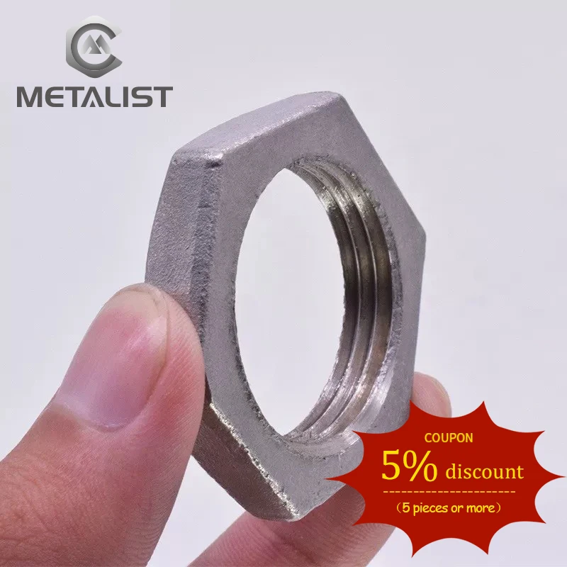 Стопорная гайка METALIST BSPT 1/4 &quotDN8 -3&quot DN80 с уплотнительным кольцом SS304L для домашнего