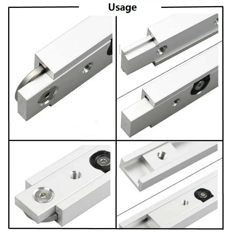 

Aluminium alloy T-tracks Slot Miter Track And Miter Bar Slider Table Saw Miter Gauge Rod Woodworking Tools DIY